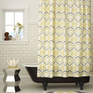 West Elm Ikat Shower Curtain